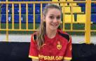 La navarra Nerea Aginagalde, con la selección juvenil en Béjar.