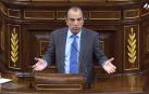 Carlos García Adanero, durante su discurso en el Congreso de los Diputados.