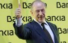 El expresidente de Bankia, Rodrigo Rato, durante la salida a Bolsa de la entidad.