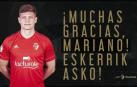 Mensaje de agradecimiento de Osasuna a Mariano Konyk.