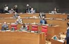 El pleno aprueba el régimen sancionador, con un bronco debate entre NA+ y el PSN