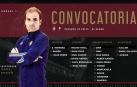 Convocatoria de Osasuna ante el Celta de Vigo.
