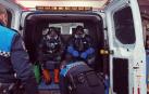 SAR Navarra y Policía Municipal descontaminan 600 vehículos y 120 dependencias