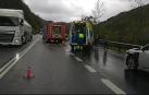 Vídeo del accidente de tráfico en la N-121-A en Almandoz