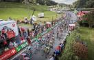 Imágenes de la llegada de la Vuelta Ciclista a España a Navarra, con el final de etapa en Urdax-Dantxarinea.