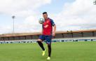 Facundo Roncaglia, en su presentación con Osasuna.