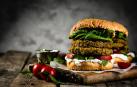 Fotografía hamburguesa vegana