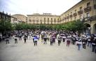 Más de 300 personas se concentran en Tafalla en apoyo de la hostelería