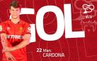 Marc Cardona se estrena como goleador bermellón