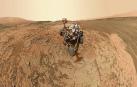 Autorretrato del rover Curiosity en Marte en 2015.