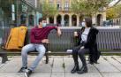 La pausa del café toma la calle