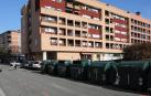 Liberan de contenedores la avenida de Pamplona para evitar atascos