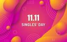 Imagen de un logo del Día del Soltero o Singles' Day