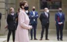 El presidente del Gobierno, Pedro Sánchez, acudió a Pamplona este viernes 13 de noviembre para reunirse con María Chivite y presentar el plan 'España Puede'.