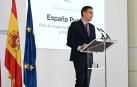 El presidente del Gobierno, Pedro Sánchez, acudió a Pamplona este viernes 13 de noviembre para reunirse con María Chivite y presentar el plan 'España Puede'.