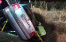 Herido tras quedar atrapado en su coche al sufrir un accidente en Cascante