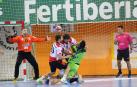 El meta local Franzini realizó un gran partido ante el Helvetia Anaitasuna