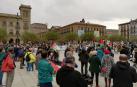 Concentración en Pamplona para rechazar el ataque de militares marroquíes contra civiles en el Sahara Occidental