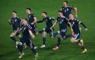 La selección escocesa de fútbol celebra su pase a la próxima Eurocopa