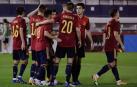 Moncayola anota su primer gol con la selección española sub-21