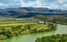Imagen del río Ebro a su paso por Miravet (Tarragona)