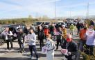 Una caravana de hosteleros reclama en Pamplona la reapertura de sus locales