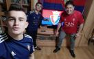Osasuna se vuelca con el corazón de Aimar