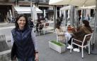 Mery Núñez, hostelera gallega del Don Mérito, que desde el 22 de septiembre regenta el Jucar junto a su marido.
