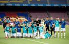 Cinco triunfos fuera contra el Barcelona