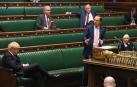 Boris Johnson, durante una sesión del parlamento británico