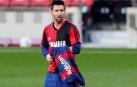 Imágenes del encuentro entre Barcelona y Osasuna, que han ganado los culés por 4-0.