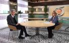 Josep Maria Argimon, junto a la periodista Gemma Nierga.