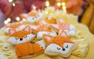 Imagen de las galletas de mantequilla decoradas con glasa
