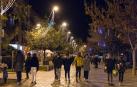 Fotos del encendido, este jueves 3 de diciembre, de la iluminación navideña en las calles de Tudela