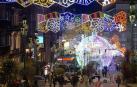 Encendido del alumbrado navideño en las calles de Vigo
