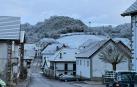 Municipios del Pirineo navarro amanecen con la primera nevada de la temporada
