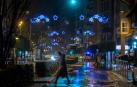 Burlada inicia un cambio en las luces de Navidad en calle Mayor y Sangüesa