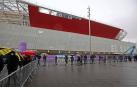 El pabellón Navarra Arena acogió este domingo, 6 de diciembre, las votaciones para elegir a la próxima Asamblea General del C.A. Osasuna.