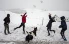 Fotos de Burguete, Roncesvalles y Espinal nevados tras la copiosa nevada