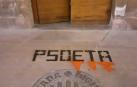 Aparecen pintadas contra el PSOE en Viana