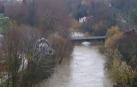 Crecida del río Arga a su paso por la Rochapea (I)