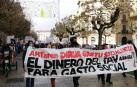 Una manifestación pide la paralización del TAV y destinar su inversión a gasto social