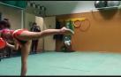 Vídeo con el número de la gimnasta navarra Nerea Díaz