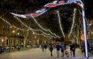 Iluminación navideña en Pamplona