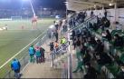 Público en las gradas del campo A.D. San Juan
