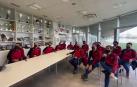 Celebración en la Mutilvera tras conocer el sorteo de Copa del Rey