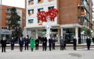 Los reyes inauguran el monumento a los sanitarios entre gritos de "Illa dimisión"