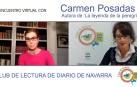 Encuentro virtual del Club de Lectura de Diario de Navarra con la escritora Carmen Posadas