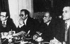 Imagen de una de las reuniones de la Junta Democrática de España