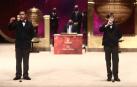 Alexander René Herrera y Unai Barón Maldonado cantan el 'Gordo' de la Lotería de Navidad para el número 72.897